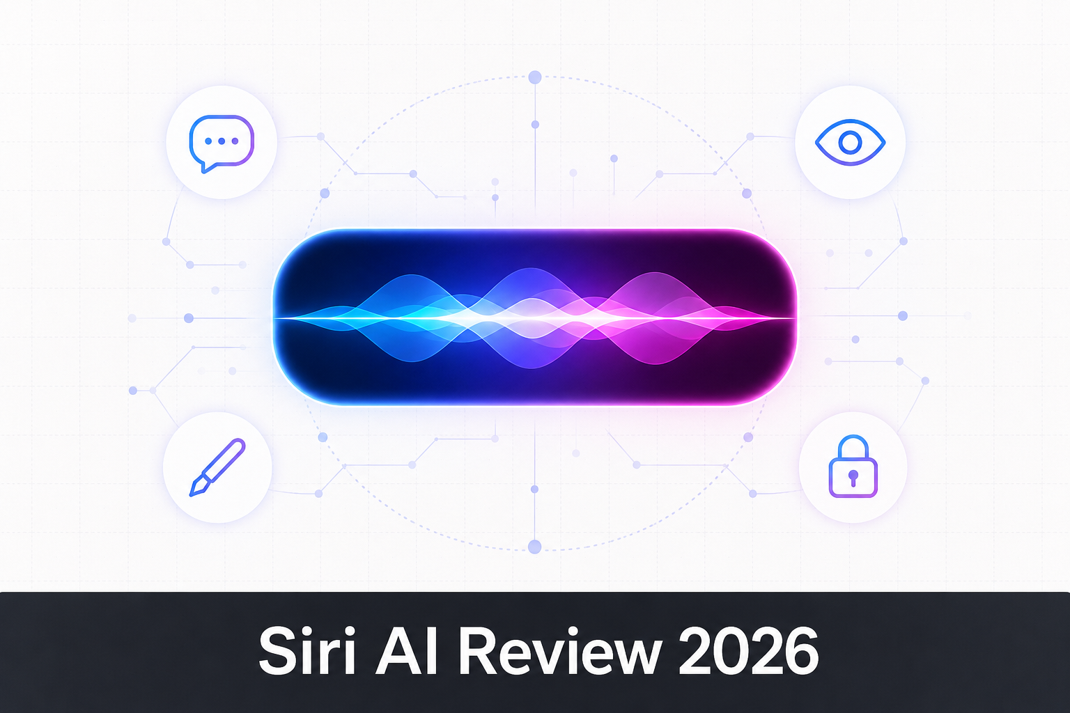 Siri AI assistant on iPhone with Dynamic Island interface and Apple Intelligence integration